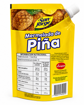 MERMELADA DE PIÑA DOYPACK 200gr SAN JORGE